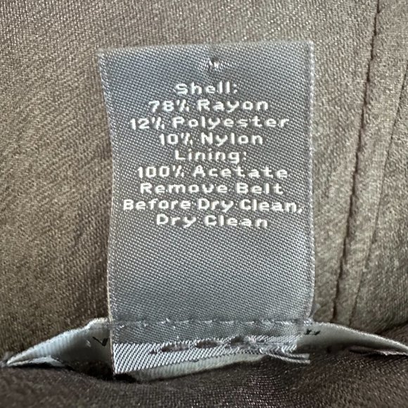 Ann Taylor Women Sz 4 Shimmery Pewter/Gray Paneled Contoured Waist Pencil Skirt - Picture 16 of 16